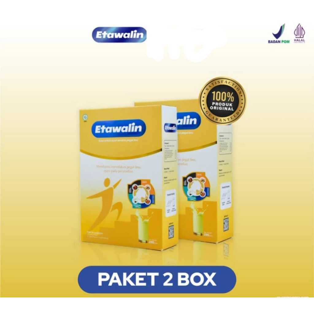 

Etawalin Paket 2 Box - Susu Untuk Membantu Meredakan Pegal Linu, Nyeri Sendi dan Rematik