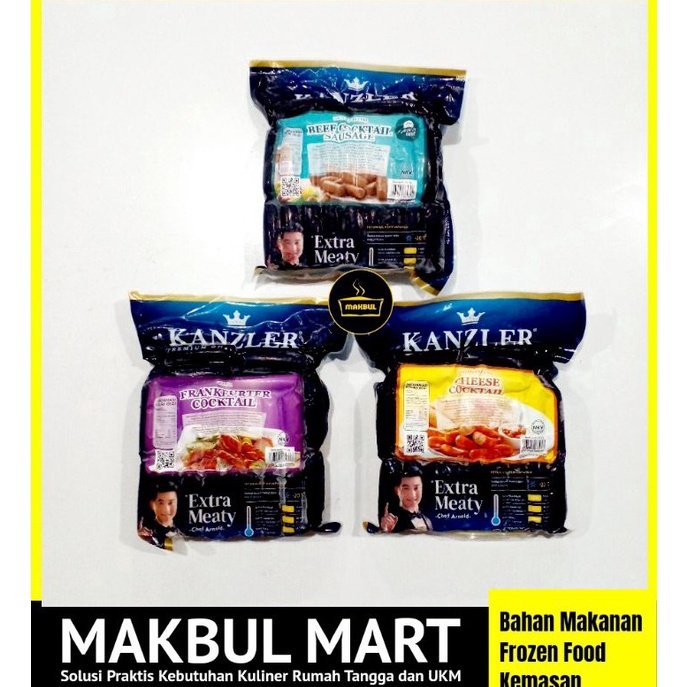 

KER688 Penjualan TerbaikCOD KANZLER Beef Cheese Frankfurter Cocktail 5gr
