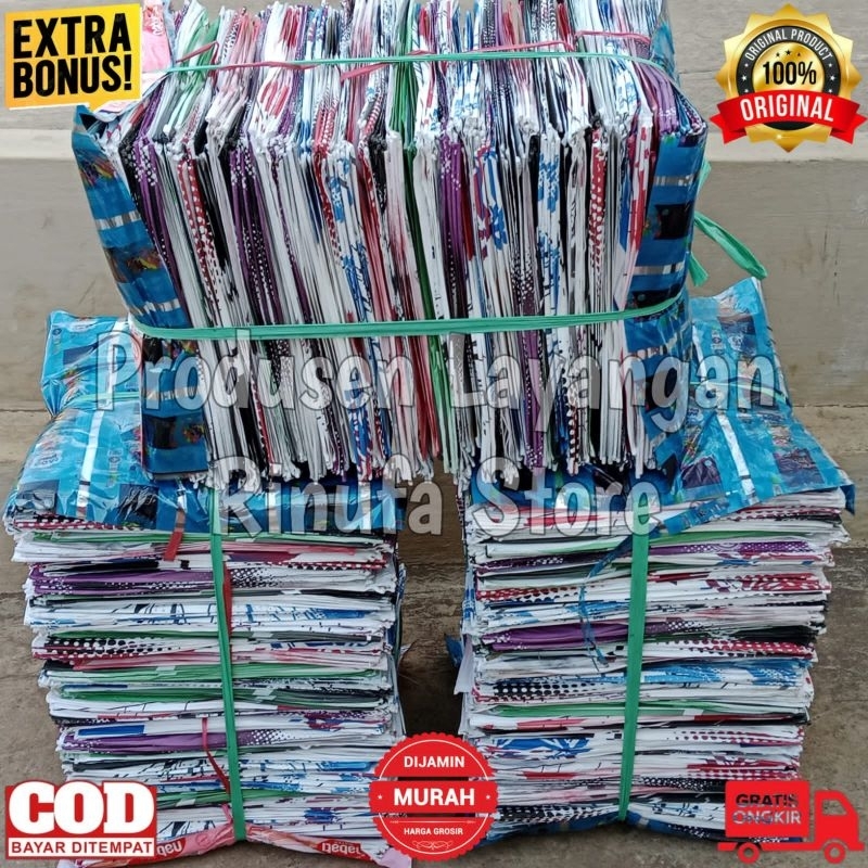 1 Ball 500 Pcs LAYANGAN KERTAS SABLON UK -+58