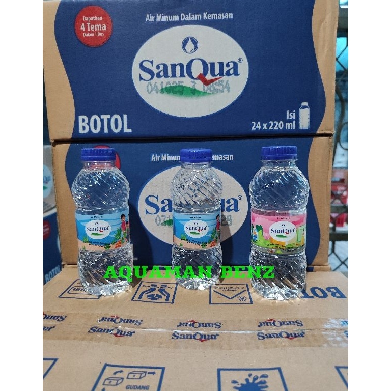 

TCT142 KODE 77 SanQua air mineral botol mini 22ml