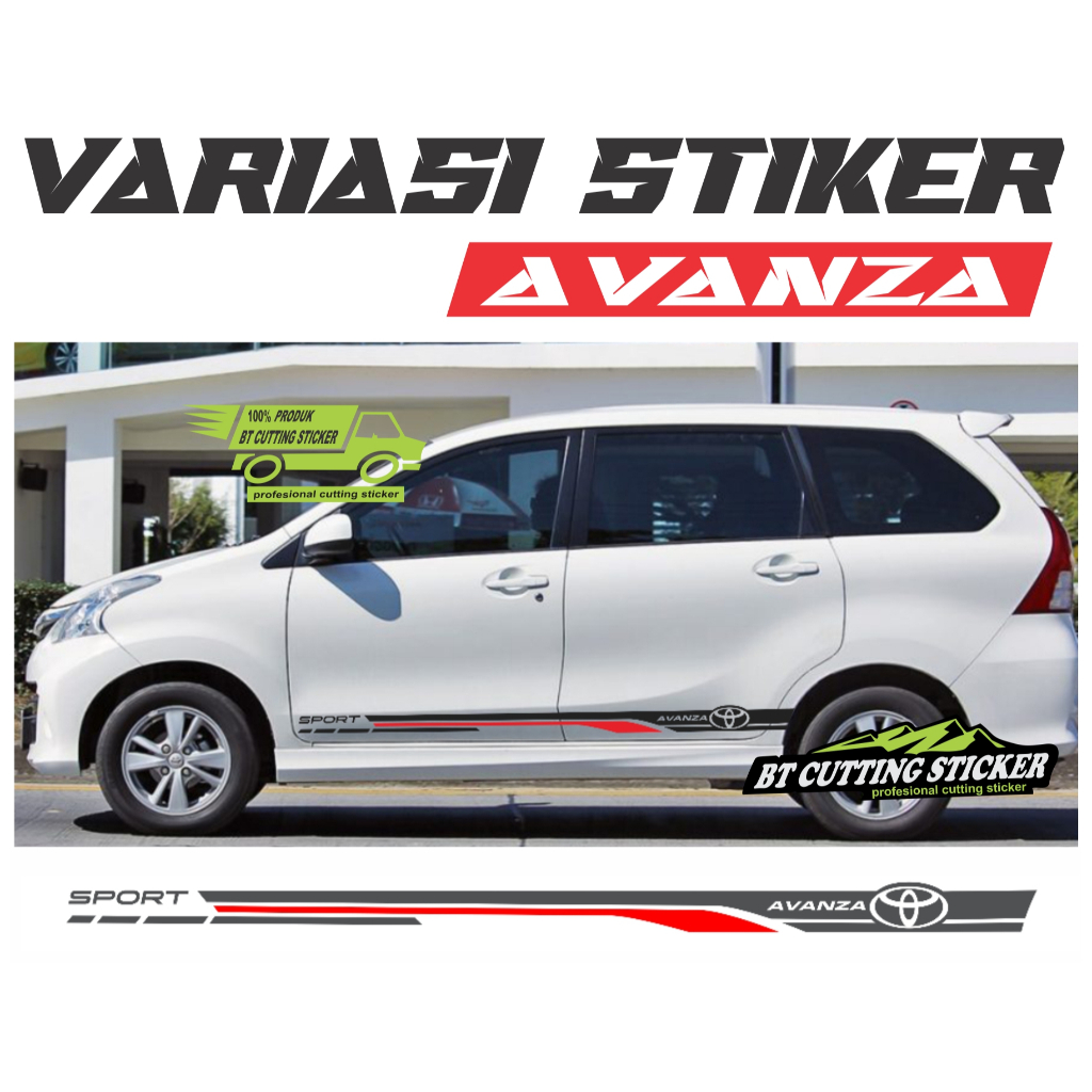 STIKER ALL NEW AVANZA STIKER BODY AVANZA STRIPING AVANZA