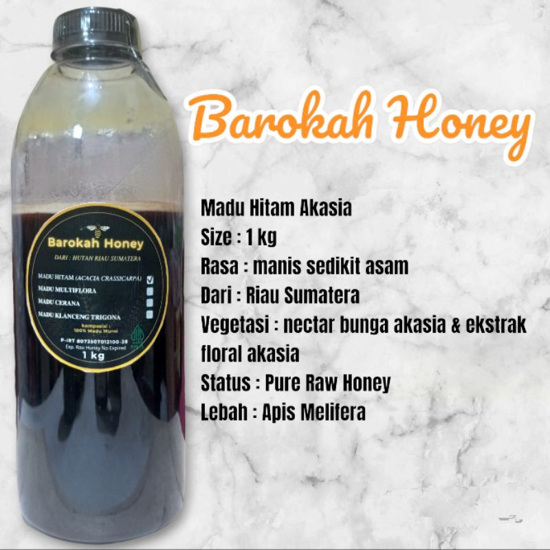 

Barokah Honey Akasia Carva 1kg & 750gr