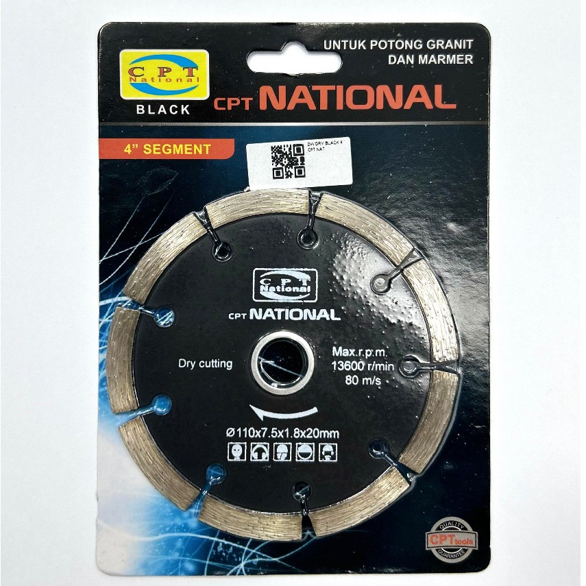 Diamond Wheel Dry Black 4 Inch / Mata Potong Keramikk Diamond CPT National