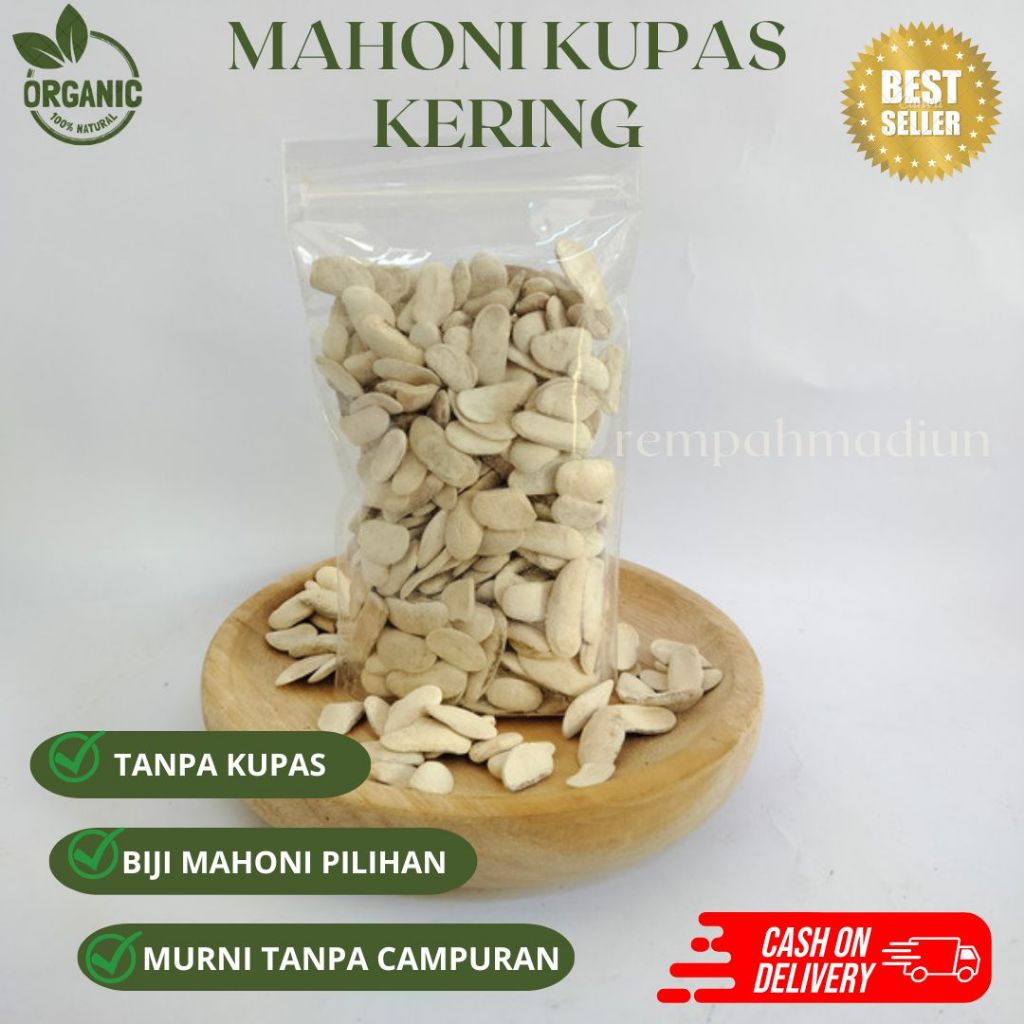 Biji Mahoni Kupas Kering Tanpa Kimia Pure