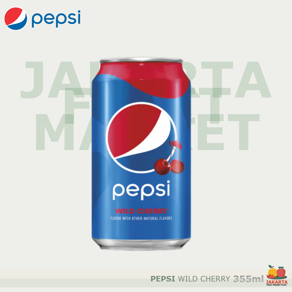 

PEPSI WILD CHERRY Minuman Kaleng import Soda USA