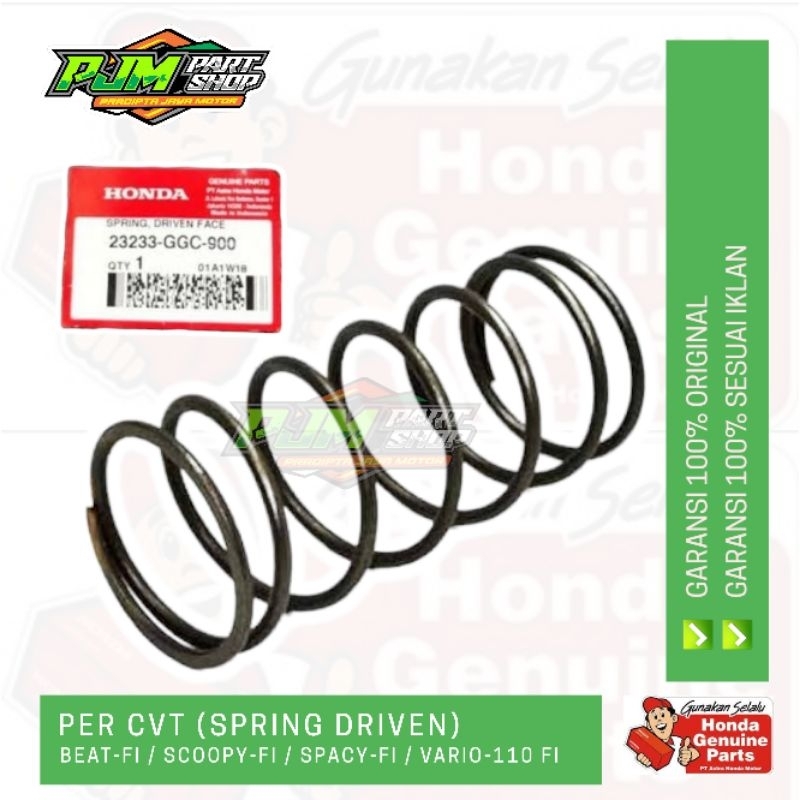 PER CVT GGC BEAT FI SPACY SCOOPY FI ORI Original AHM - 23233GGC900 - SPRING DRIVEN