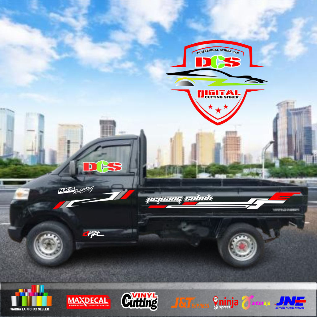 Stiker Cutting Mobil Pickup Apv Stiker Apv Stiker Pick Up Suzuki Apv Terbaru