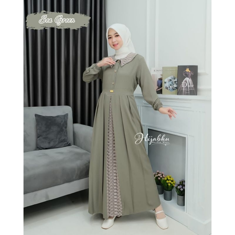 (COD) REMMA  DRESS BY HIJABKU / GAMIS ERMMA /GAMIS TILE/GAMIS TIFFANY/GAMIS REMAJA/GAMIS LEBARAN/GAM