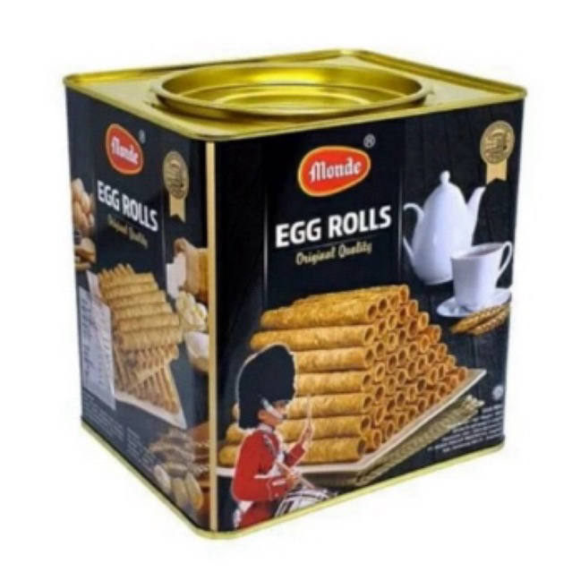 

Monde Serena Egg Roll kaleng 600gram semprong telur gulung