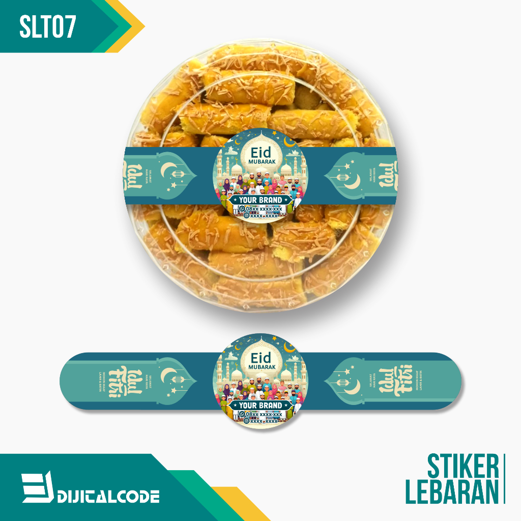 

SLT07 Stiker Label Parcel Segel Toples Kue Lebaran Idul Fitri