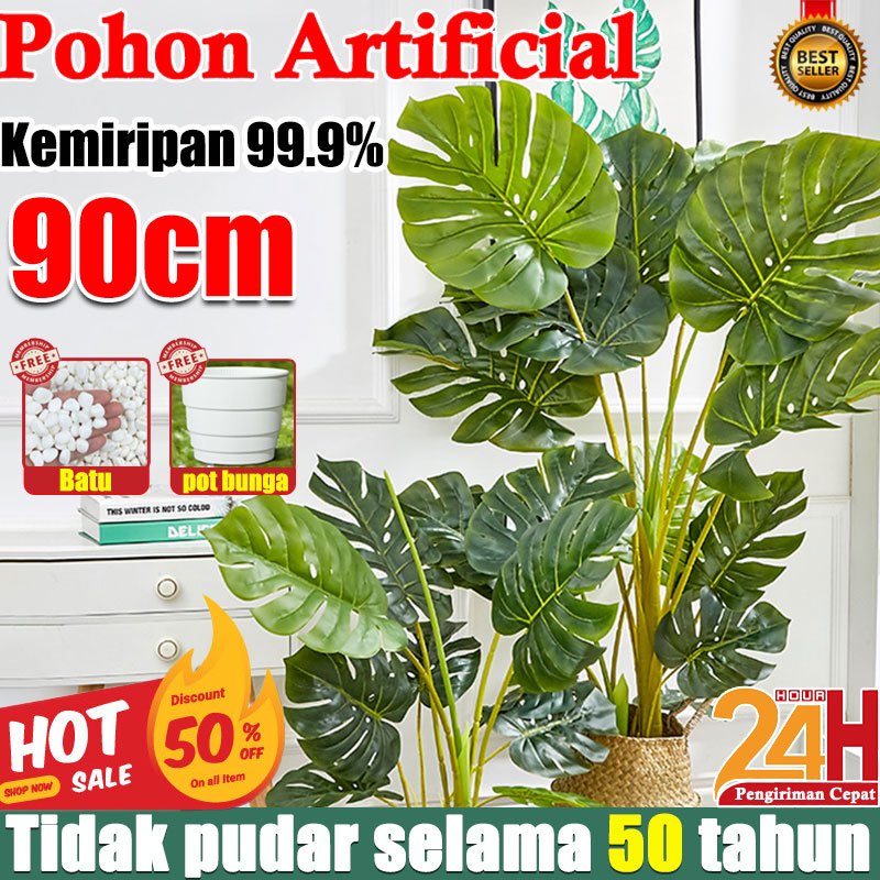 【Kemiripan 99%】pohon artificial/bunga hiasan ruang tamu/bunga hias plastik/tanaman hias plastik/bung