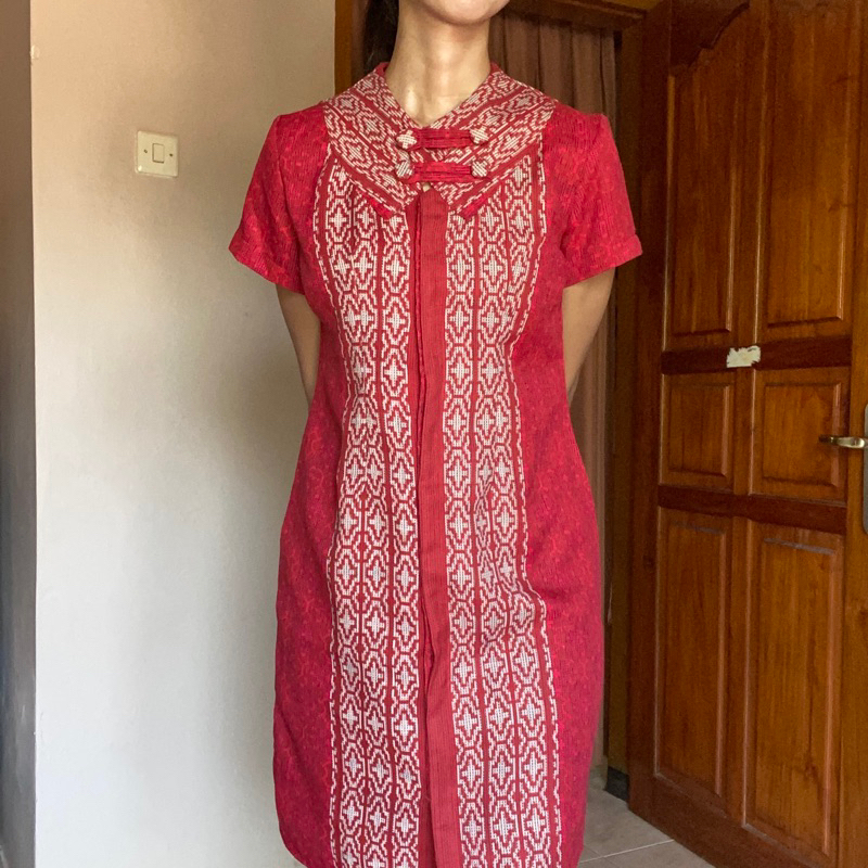 Preloved Dress Tenun Arjuna Weda (Size s)