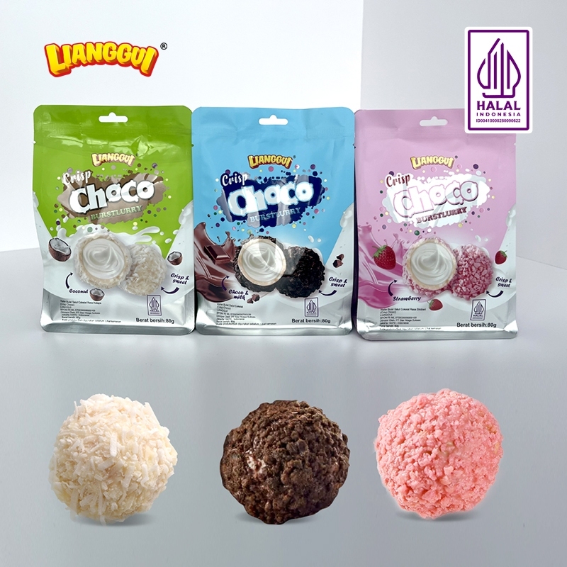 

[HALAL] LIANGGUI Crisp CHOCO COCONUT/ STRAWBERRY/ CHOCO & MILK BURSTLURRY CRISPY & SWEET Wafer Bulat Salut Chocolate Cones Cones Chocolates Flavour Wafer Roll Ice Cream Lianggui Ice Cones Wafer OATMEAL Oatmeal Crispy Taste Original & Chocolate flavour