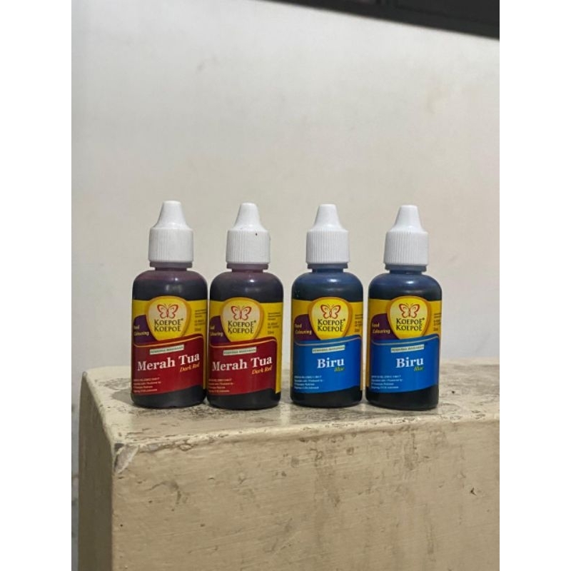 

Pewarna Biru dan Merah Cabe KoePoe KoePoe