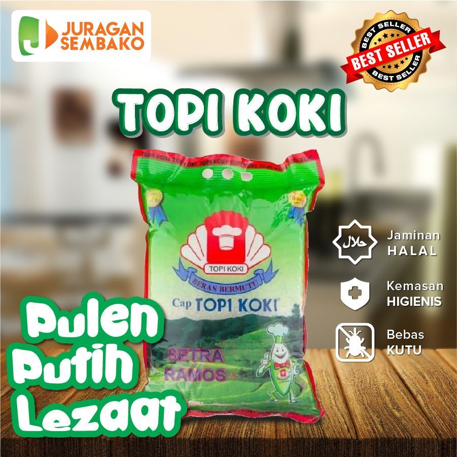 

Beras Topi Koki Setra Ramos 5kg - ready di juragan