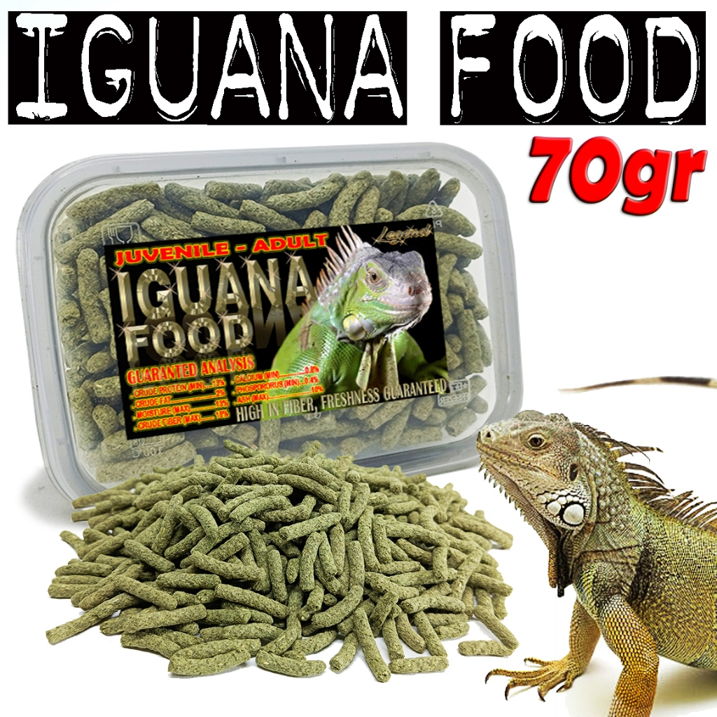 70GR MAKANAN IGUANA DIET JUVENILE ADULT PELET SAYUR RUMPUT PAKAN ALAMI IGUANA BIRU ALAMI IGUANA BATU