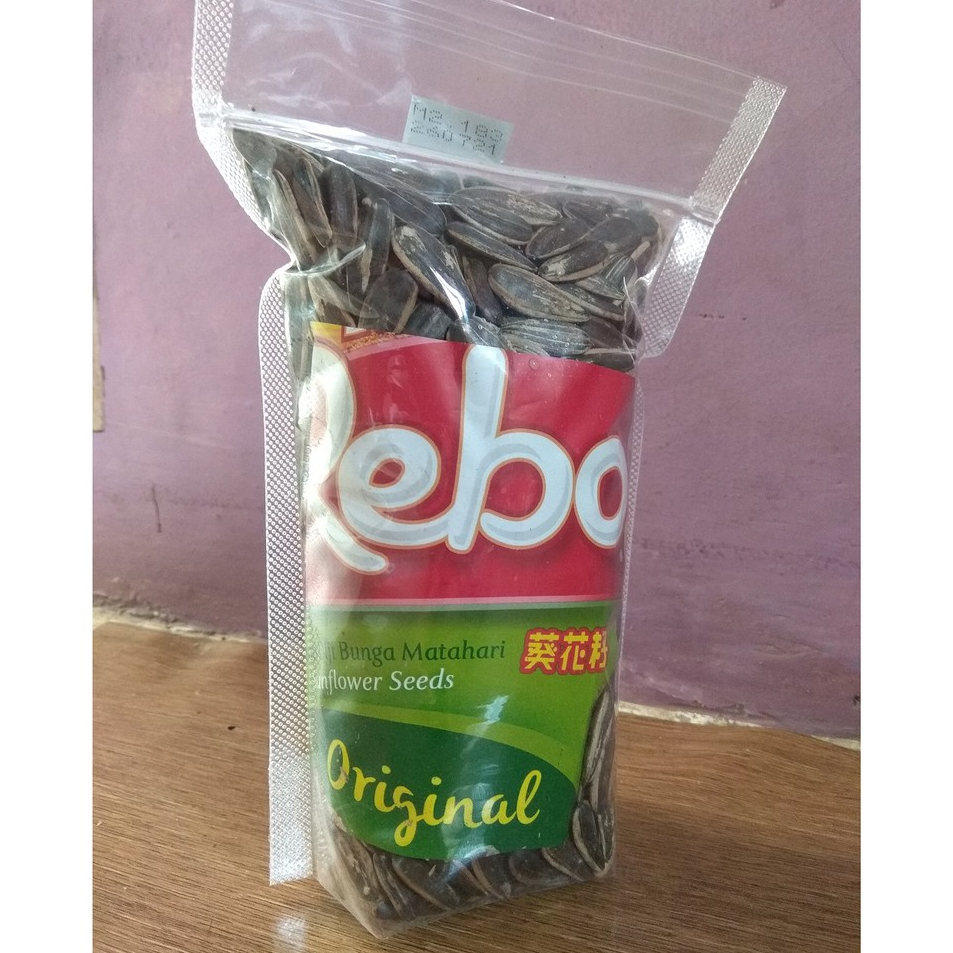 

Kuaci REBO All Variants Kiloan Asli 300gr 150gr / Snack Kiloan Asli Kuaci Rebo 150gr 300gr