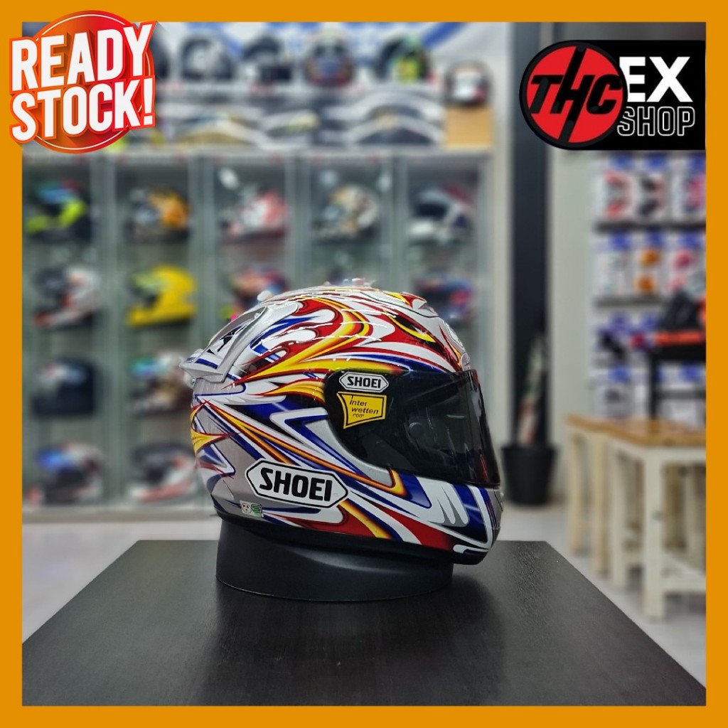 SHOEI X11 THOMAS LUTHI SIZE M 2ND SECOND FULL FACE HELMET ORIGINAL