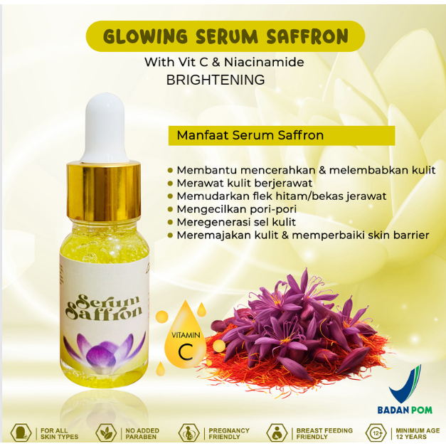 NEW Serum Glowing Saffron | Serum Saffron