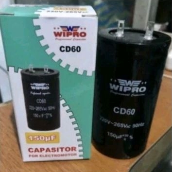 

Capasitor 150 uf WIPRO Kapasitor Dinamo Starting Capacitor 150uf mikro