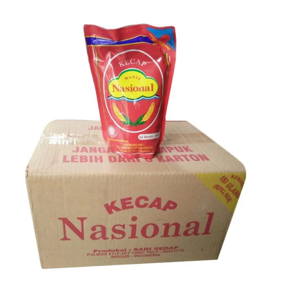 

Kecap Manis Nasional Refill 12 pcs x 520 ml/Kecap Manis Nasional Refill 520 ml dus/ Kecap Manis Nasional Refill Dus