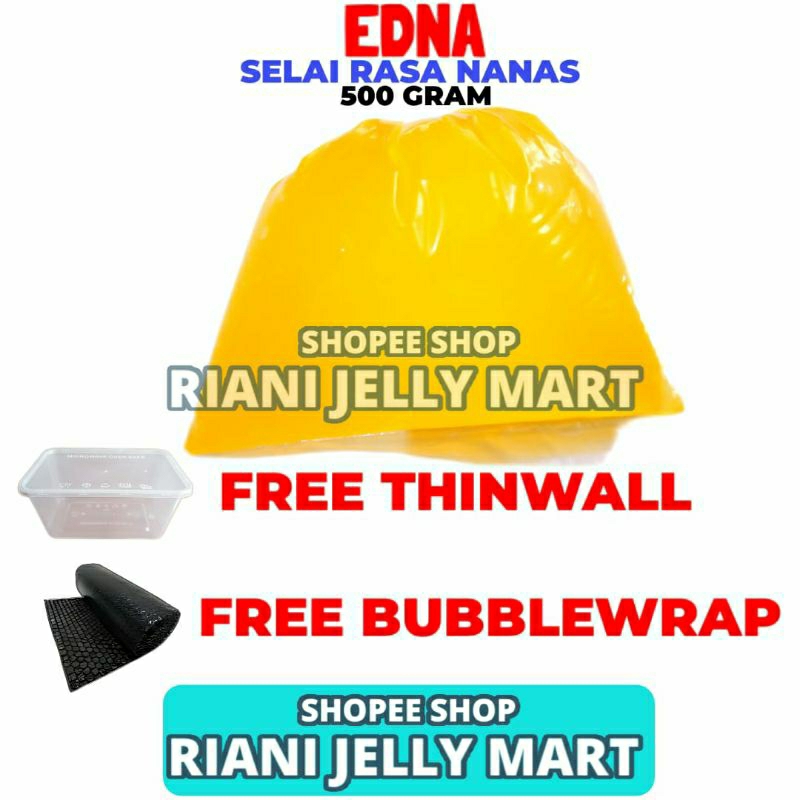 

Selai Rasa Nanas Edna Premium 500 Gram Repack