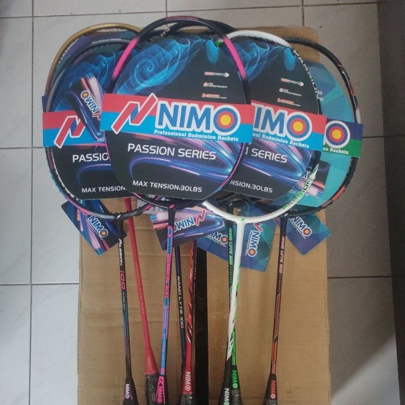 raket badminton nimo nano lyte  dan paison original
