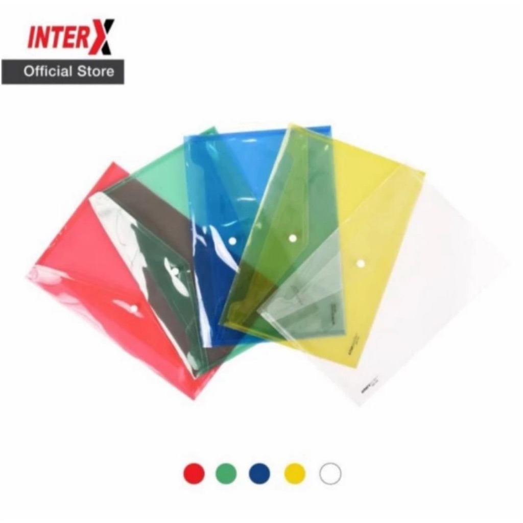 

Map Kancing Folio Transparan InterX