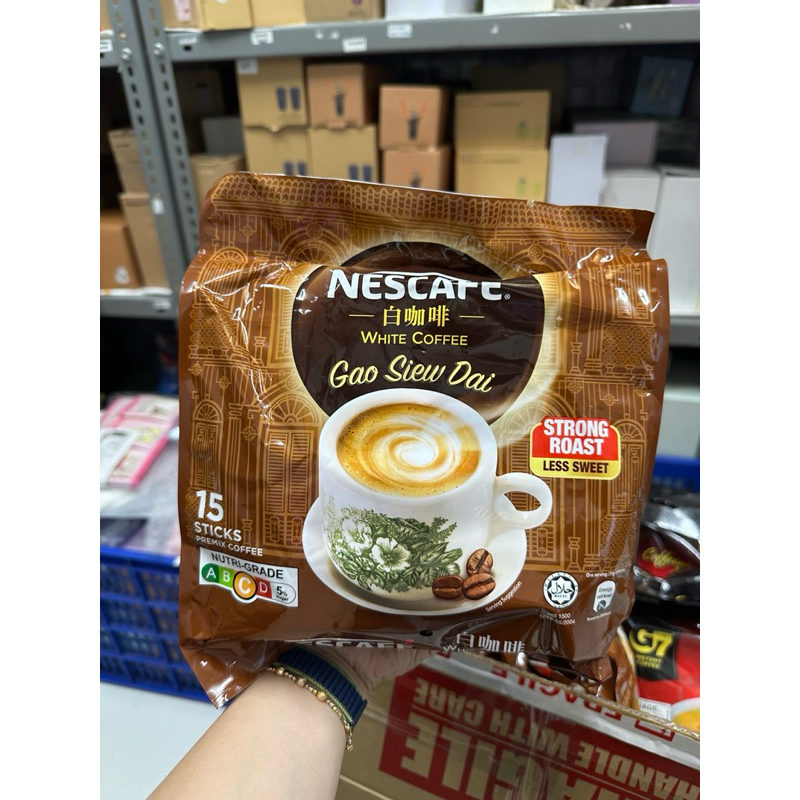 

Nescafe white coffee Gao Siew Dai 15 stick exp 09/2025