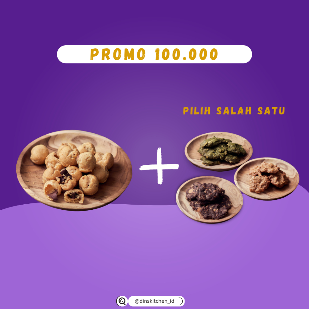 

Promo Bundling Ramadhan Mini Choco Choux dan Almond Cookies