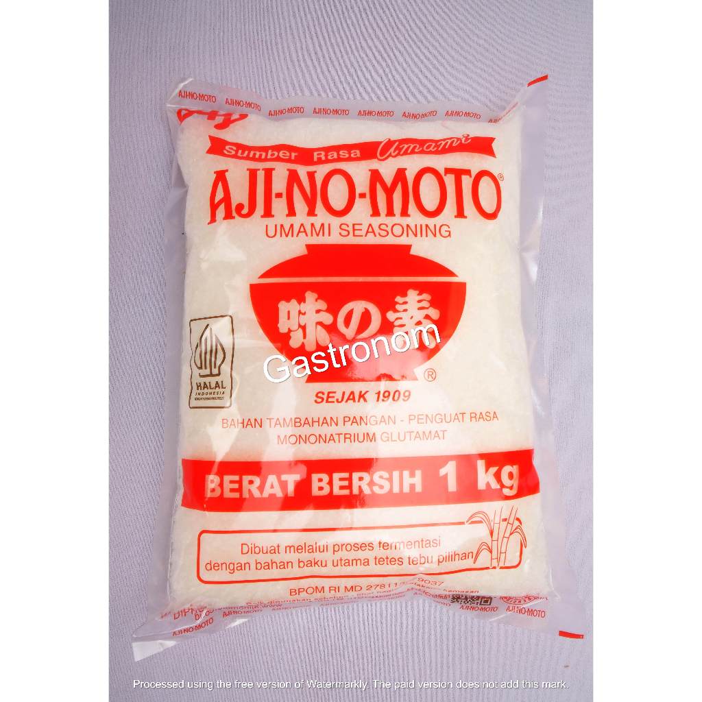 

Ajinomoto MSG / Penyedap Rasa Regular Crystal (Halus) 1Kg