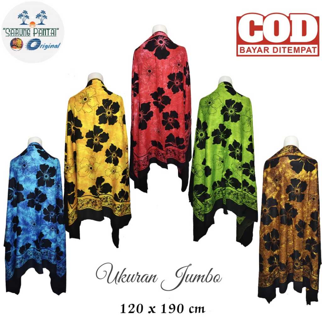RB2 Kain Bali pantai / kain pantai / sarung bali / sarung pantai / kain bali ukuran Jumbo / kain