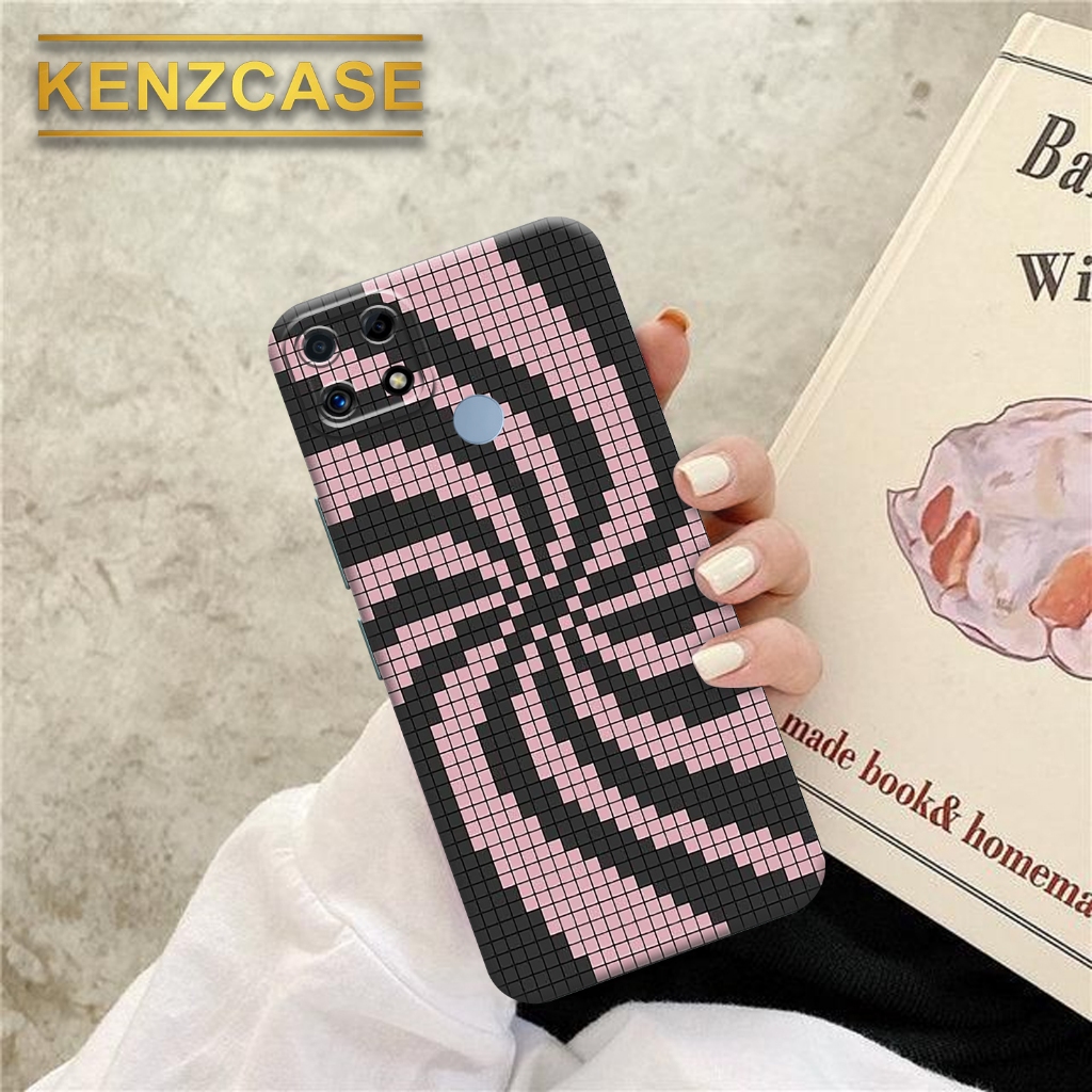 Soft case Hp REALME C25 - KENZCASE- Fashion Case Aesthetic - Silicon - Pelindung Belakang Handpone -