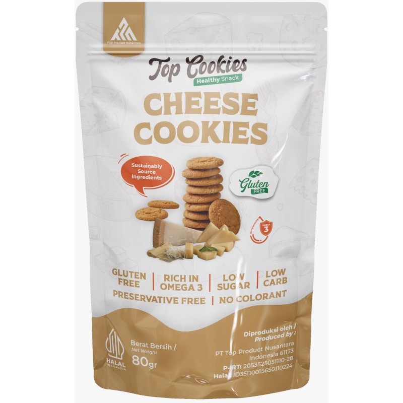 

TOP COOKIES CHEESE GLUTEN FREE 80GR