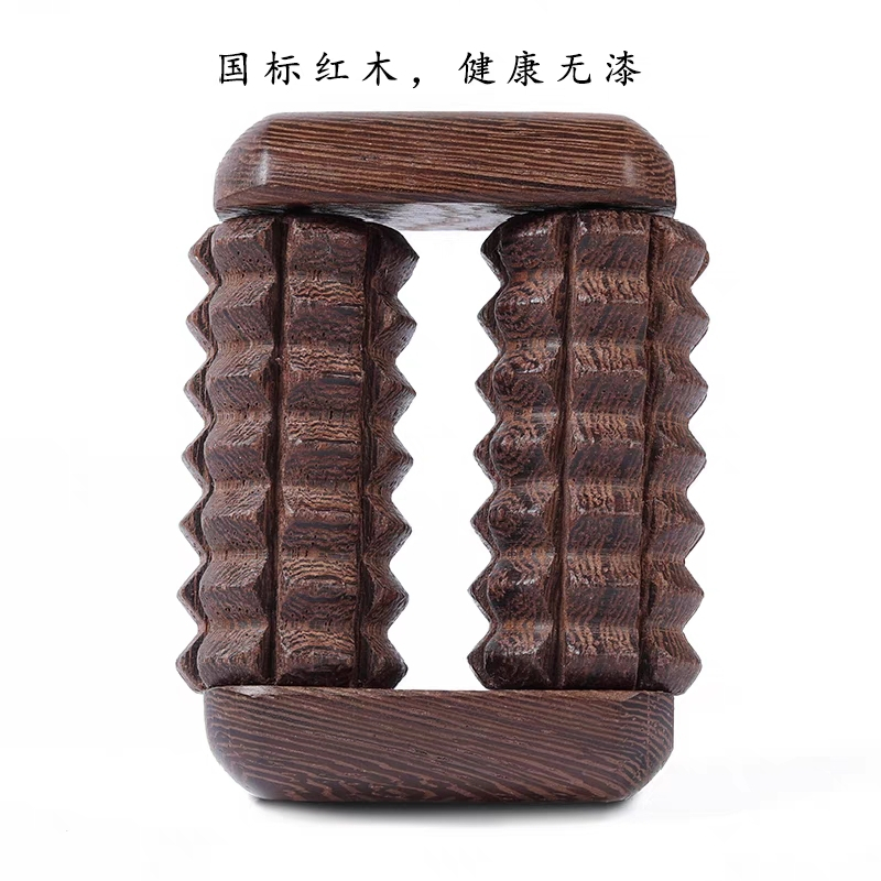 Alat Terapi Refleksi Kayu Kaki Tangan 2 Roll Duri
