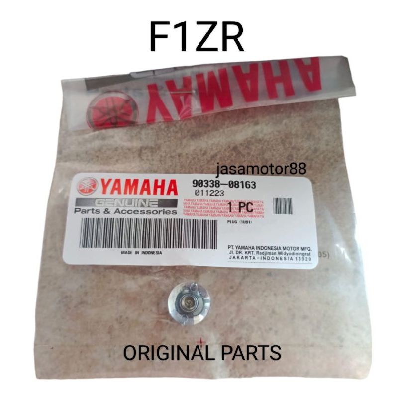 PLUG BAUT BEHEL TUTUP BELAKANG CHROME F1ZR FORCE 1 ZR ORIGINAL90338 08163