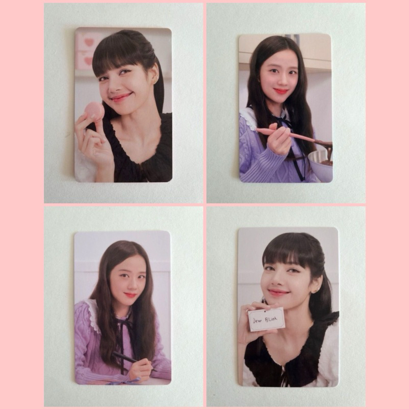 SHARING VALENTINE EDITION BLACKPINK THE GAME PHOTOCARD COLLECTION - PC LISA JISOO JENNIE ROSE