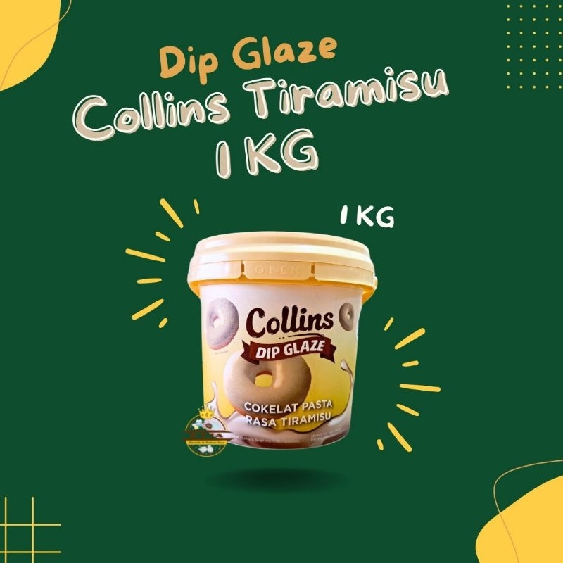 

Collins Dip Glaze 1 KG - Tiramisu