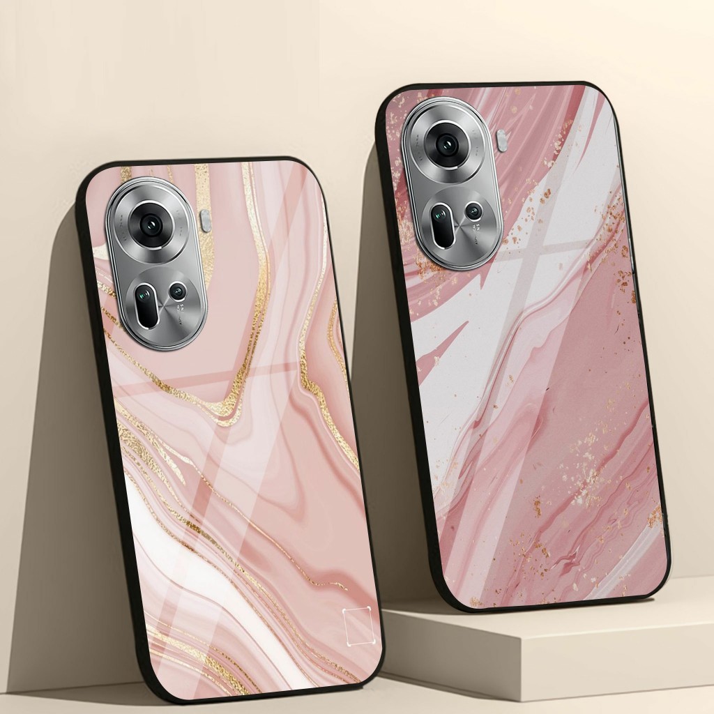 Case Kaca Oppo reno 11 5g - Kesing hp Oppo reno 11 5g - Case Cantik Oppo reno 11 5g - Case Kekinian 