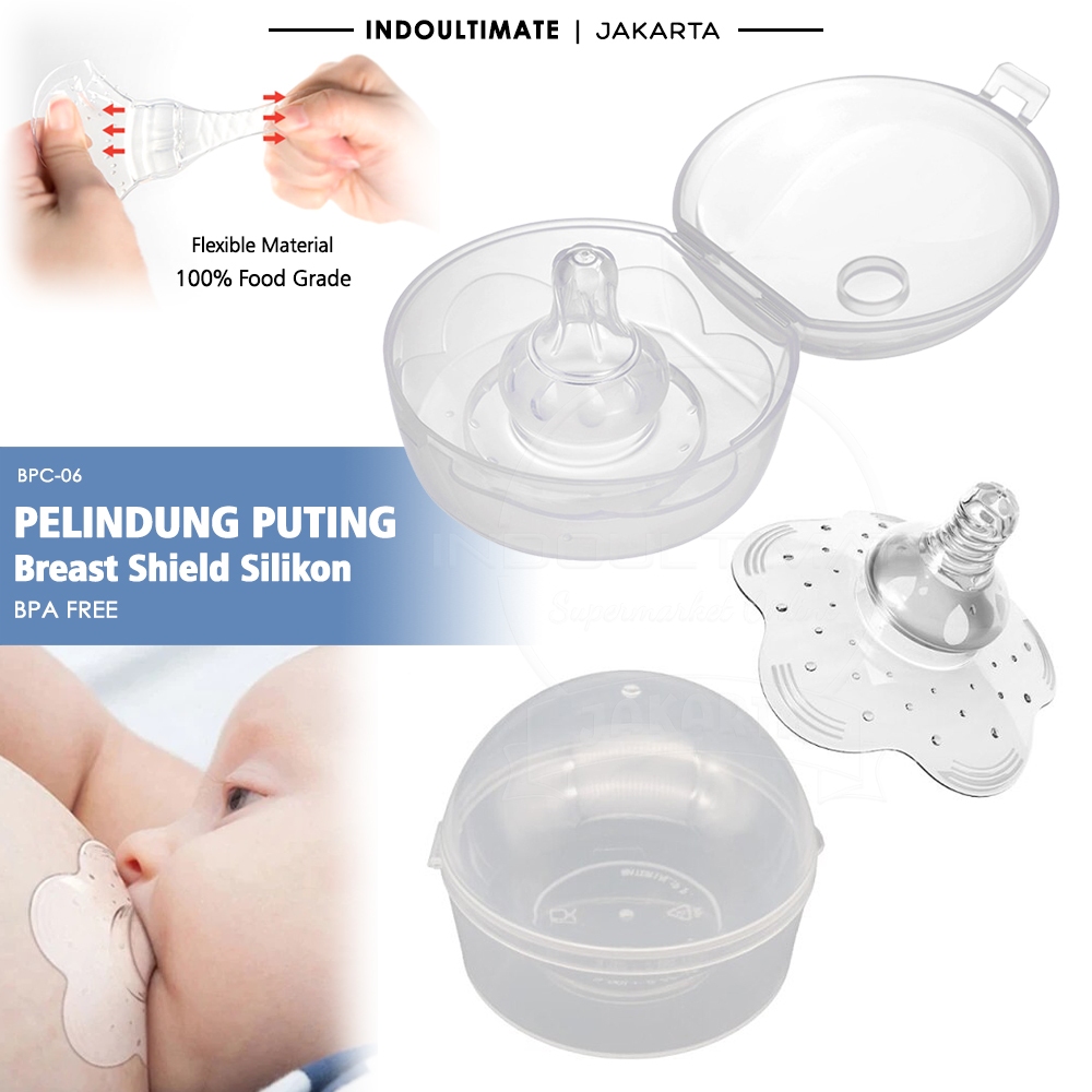 1Pcs Breast Cover + Box Pelindung Puting Saat Menyusui Bpc