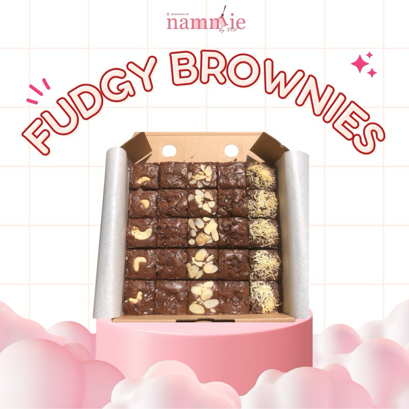 

Nammie Fudgy Brownies Medium