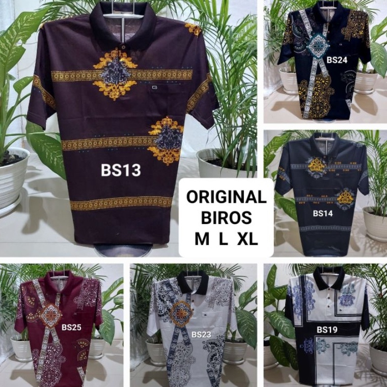 ART H7I Kaos Biros Platinum  Kaos Bapak kerah import  Biros