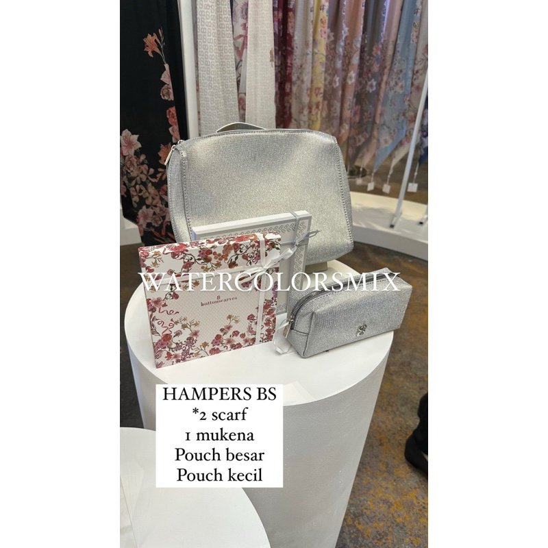 Farra Hampers Black Petunia Jasmine Buttonscarves BS