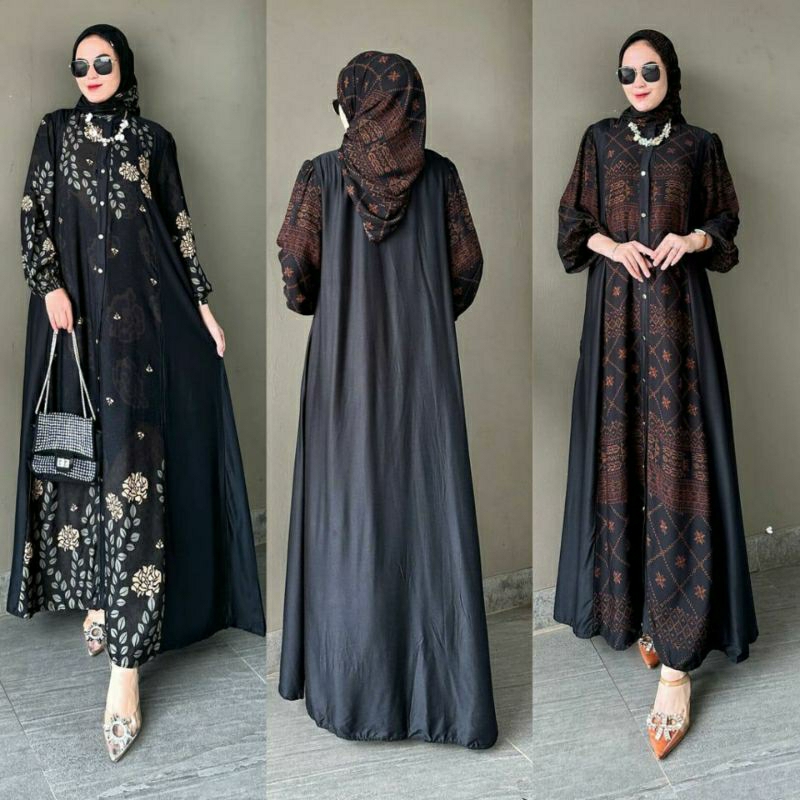 GAMIS POJEE/GAMIS SET HIJAB/ GAMIS ETNIK SET KERUDUNG/GAMIS RAYON/GAMIS TWILL PREMIUM