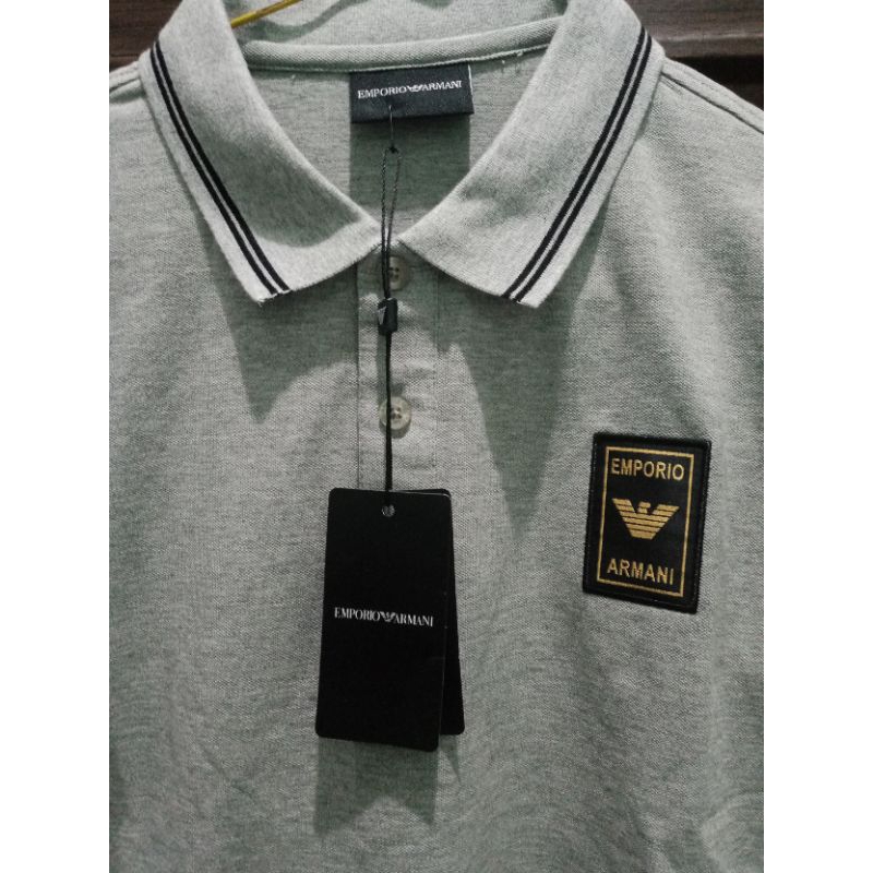 Kaos kerah pria/kaos kerah branded/kaos Emporio Armani