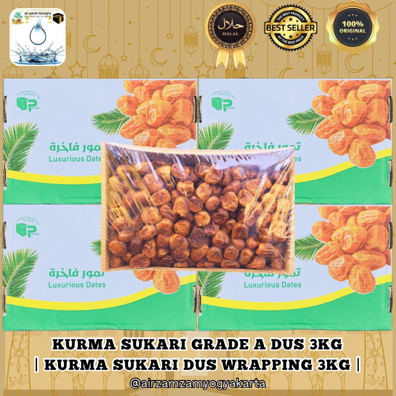 

KURMA SUKARI 3KG | KURMA SUKARI DUS 3KG | KURMA SUKARI PREMIUM DUS WRAPPING 3KG | KURMA SUKARI 1 DUS 3KG | KURMA SUKARI DUS WRAPPING 3KG