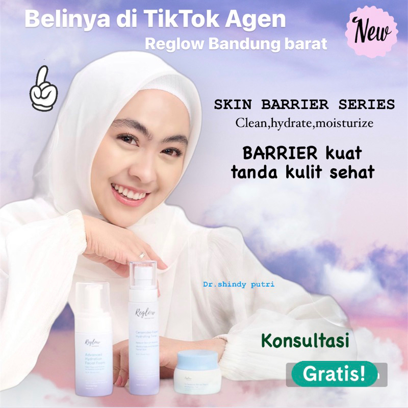 REGLOW SKIN BARRIER NEW -Reglow skincare / skincare Reglow / original reglow 1 paket free gold mini
