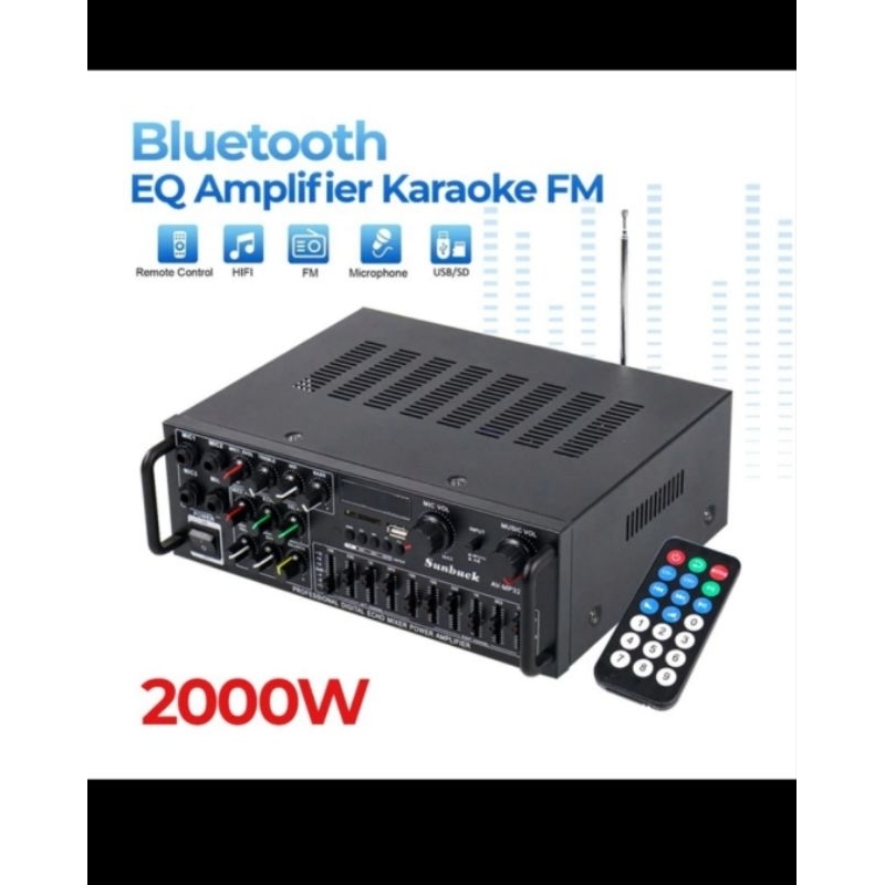 AMPLIFIER KARAOKE SUNBUCK AV 326BT 2000W BLUETOOTH USB