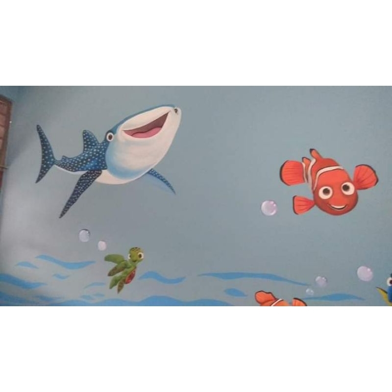 Jasa lukis dinding ( mural ) untuk ruang sekolah