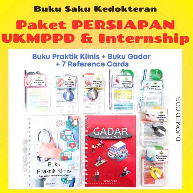 BEST SELLER BOOK | PAKET BUKU PERSIAPAN UKMPPD DAN INTERNSHIP (TOTAL 9 ITEM)